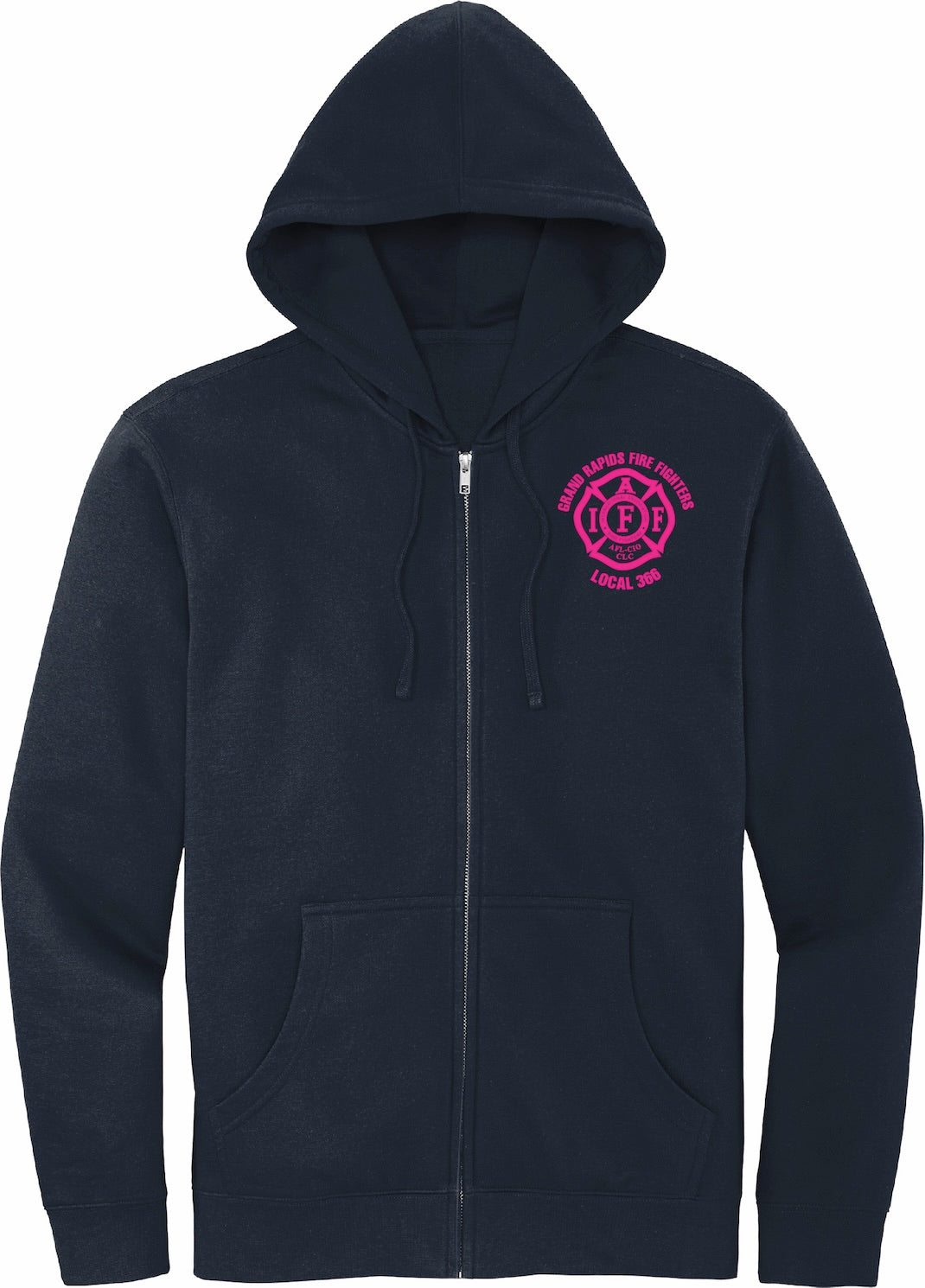 Breast Cancer Awareness Full Zip Hoodie Sweatshirt