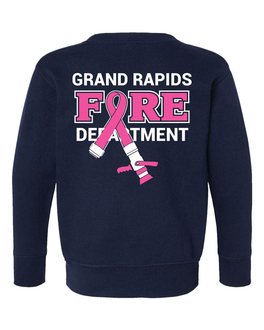 2025 Breast Cancer Awareness Toddler/Youth Crewneck Sweatshirt
