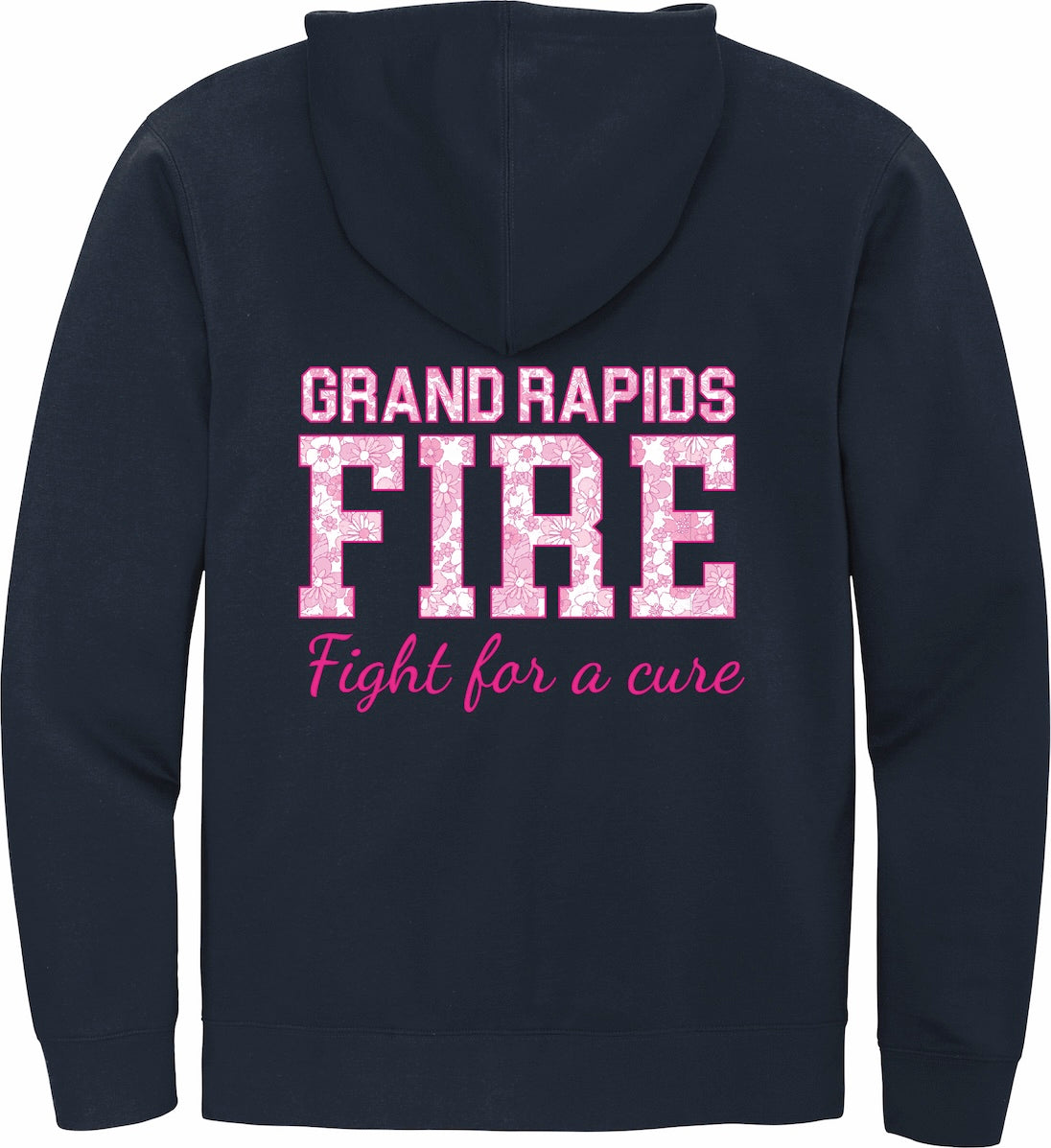 Breast Cancer Awareness Full Zip Hoodie Sweatshirt