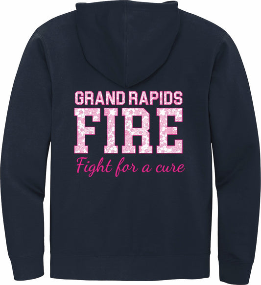 Breast Cancer Awareness Full Zip Hoodie Sweatshirt