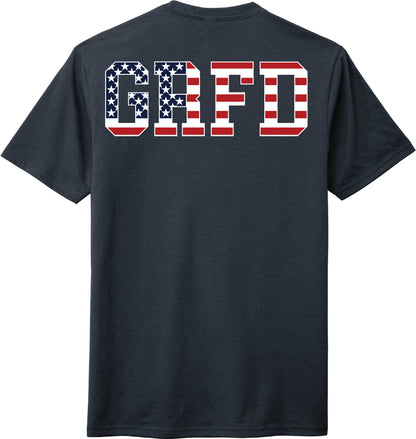 2026 July 4th GRFD Block Letter Short Sleeve Tee