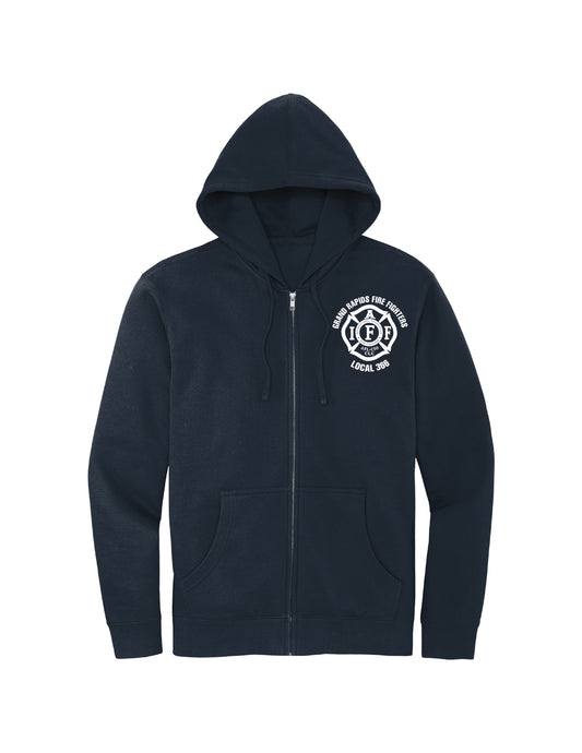Local 366 Helmet Full Zip Hoodie Sweatshirt