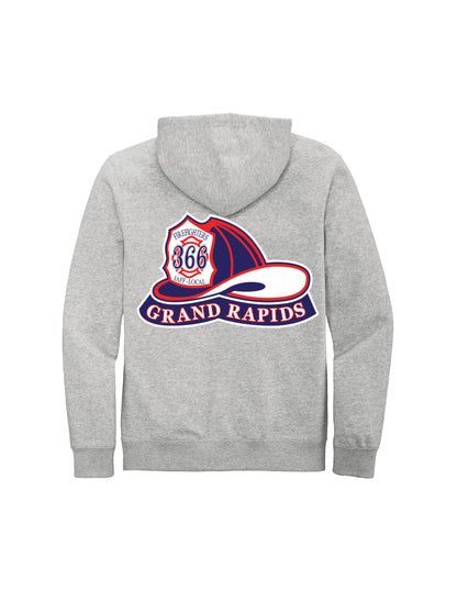 Local 366 Helmet Full Zip Hoodie Sweatshirt