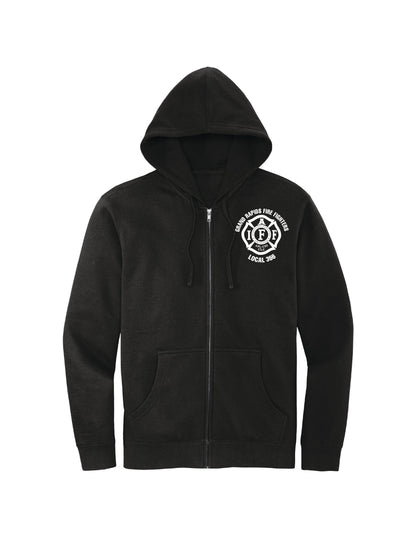 Local 366 Block Letter Full Zip Hoodie Sweatshirt