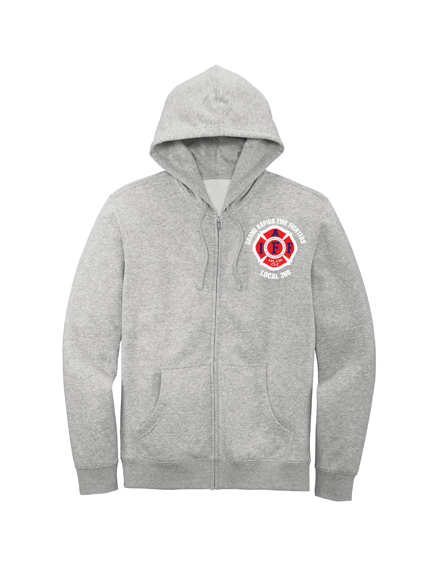 Local 366 Helmet Full Zip Hoodie Sweatshirt
