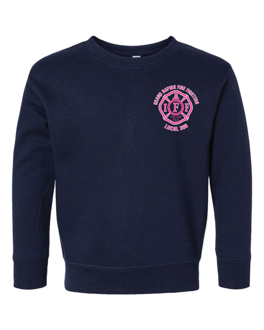 2025 Breast Cancer Awareness Toddler/Youth Crewneck Sweatshirt